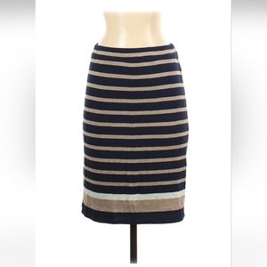 Max Studio Skirt | Size XS | NWT | Blue/Tan